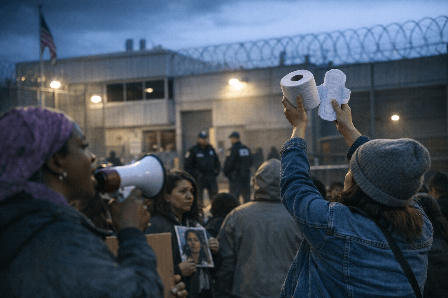 Protesters rally in Baltimore over ICE holding room conditions, detentions