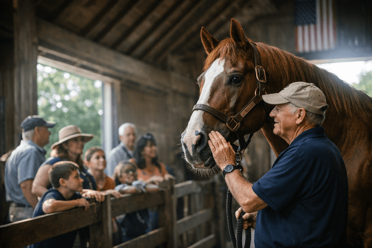 The Player finds second career at Kentucky Horse Park as breed ambassador