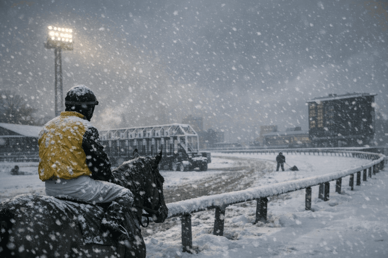 Harsh Winter Cancellations Depress Race Days, Fields, and Handle in Q1