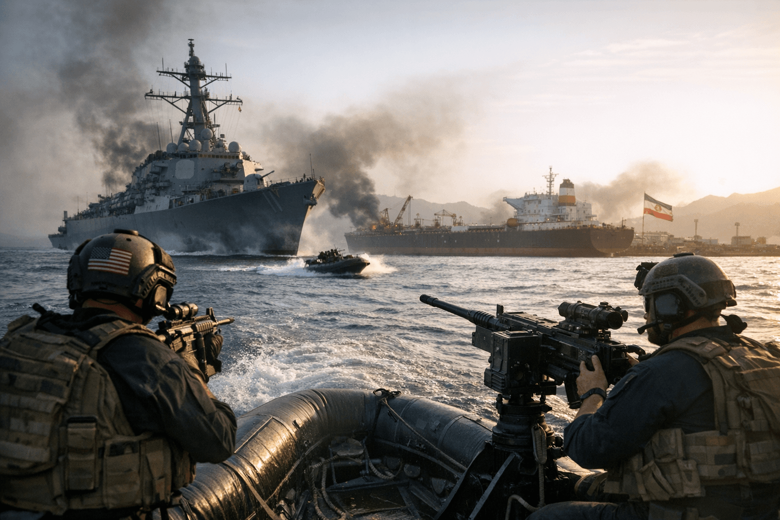 U.S. orders blockade of Iranian ports after failed talks in Islamabad