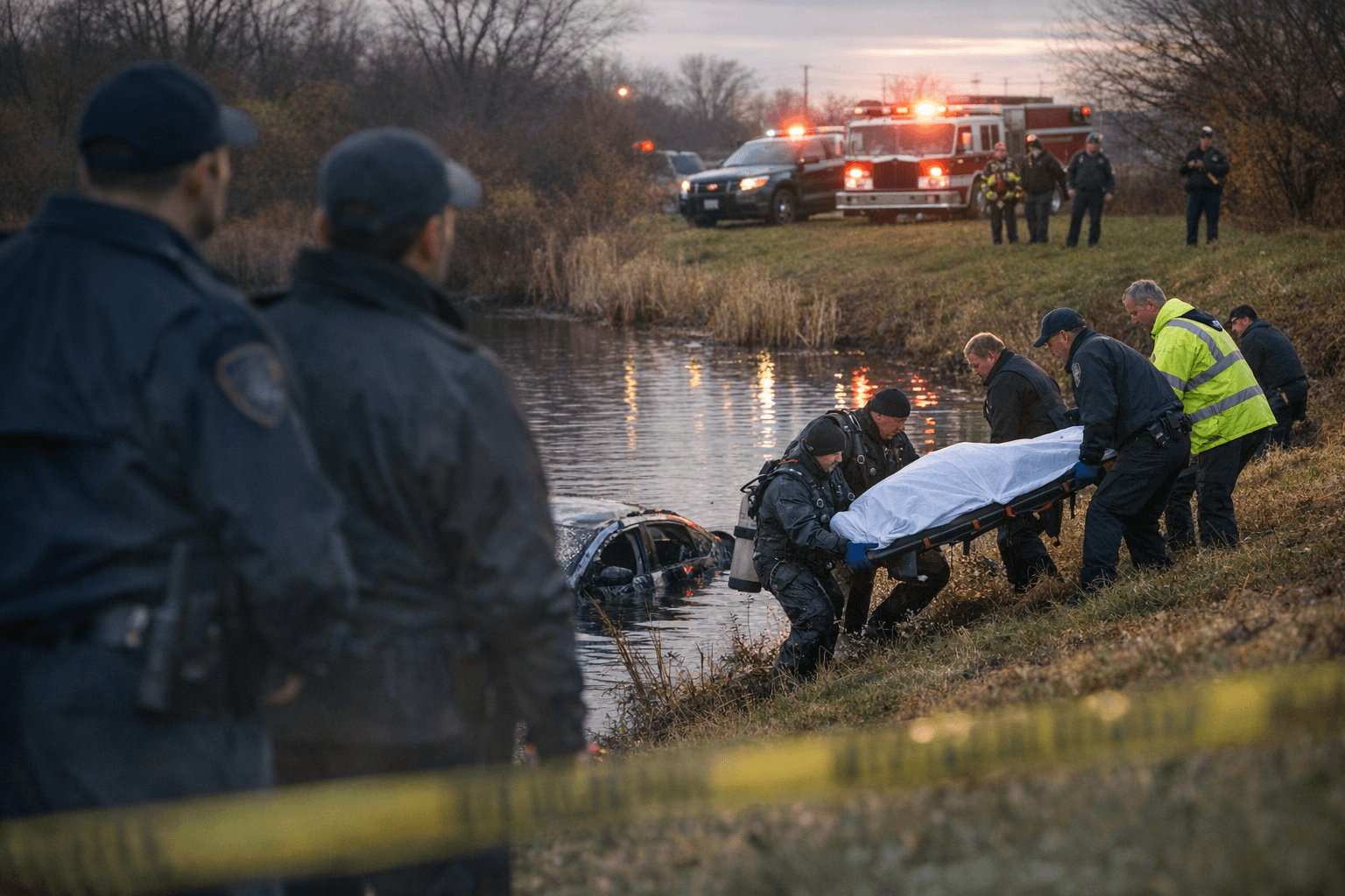 Body of Missing Elk Grove Village Man Found in Retention Pond After Crash