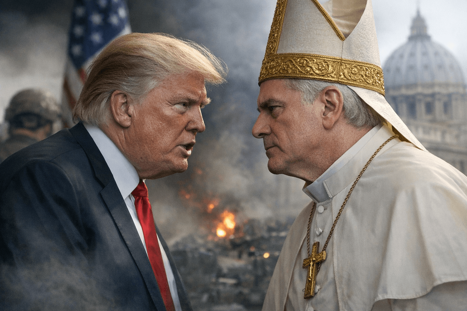 Trump and Pope Leo XIV clash over Iran war, crime, and foreign policy