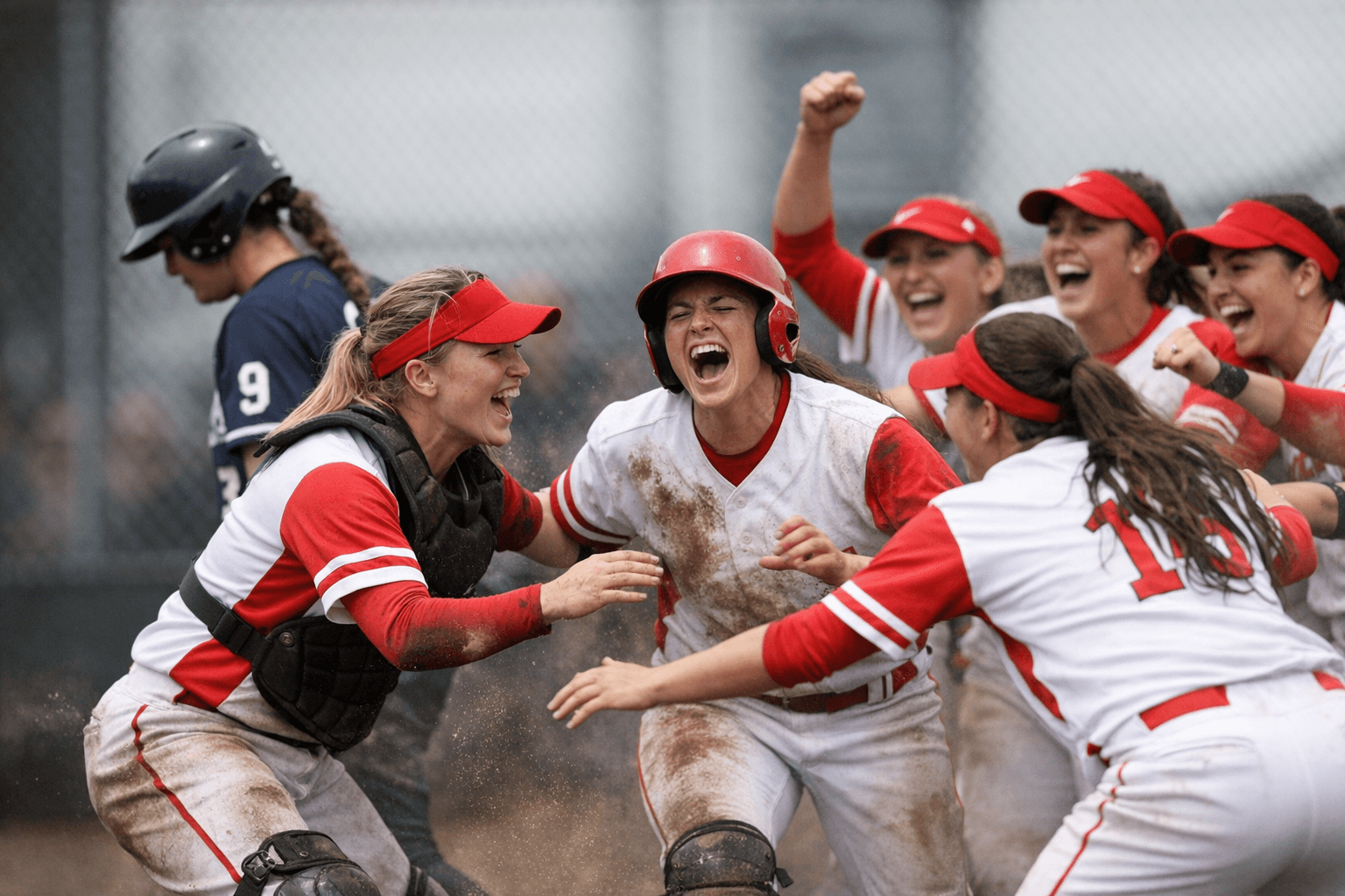 De Hypotheker Olympia Haarlem sweep Neptunus on Softball Hoofdklasse opening day