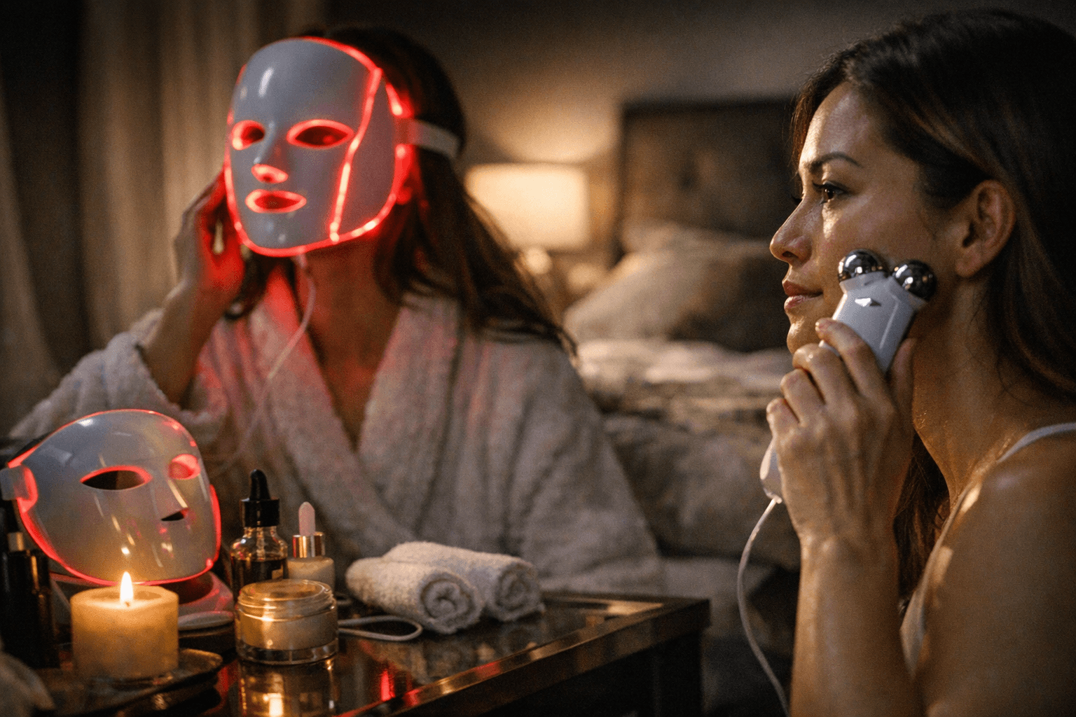 LED masks and microcurrent devices make luxe self care gifts