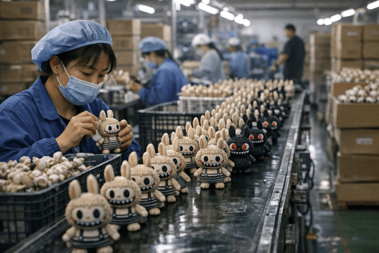 Labubu production surges in Ganzhou as factory expands to 12 million toys yearly