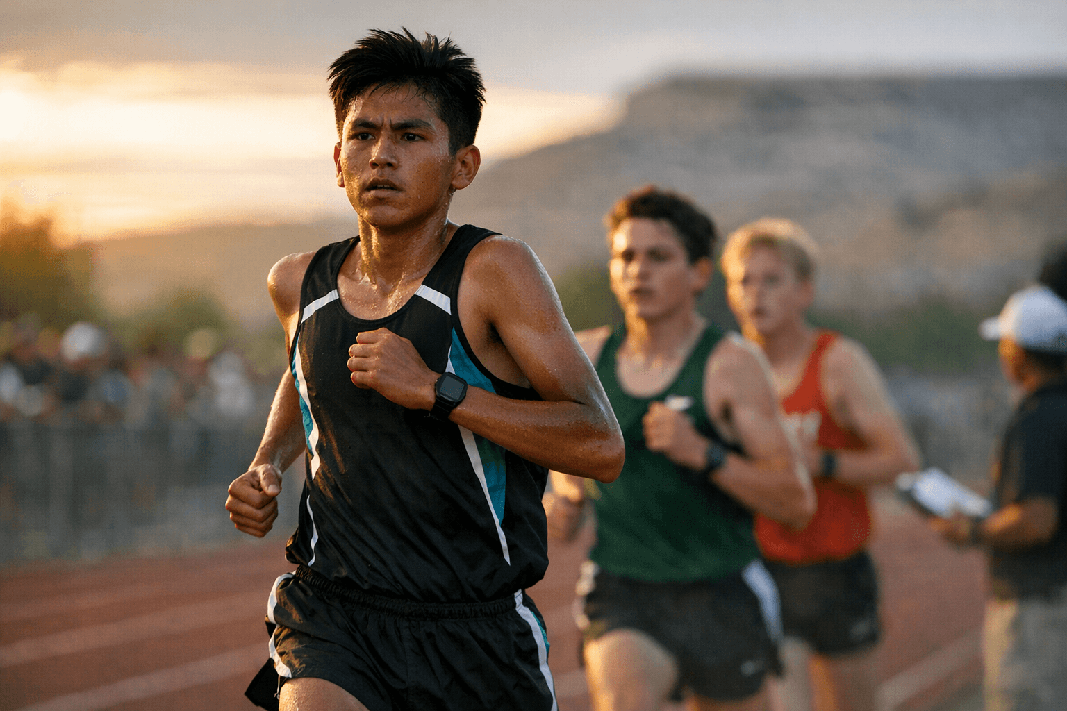 Taysen Begay runs second in 3200, nears state qualification at High Desert Classic