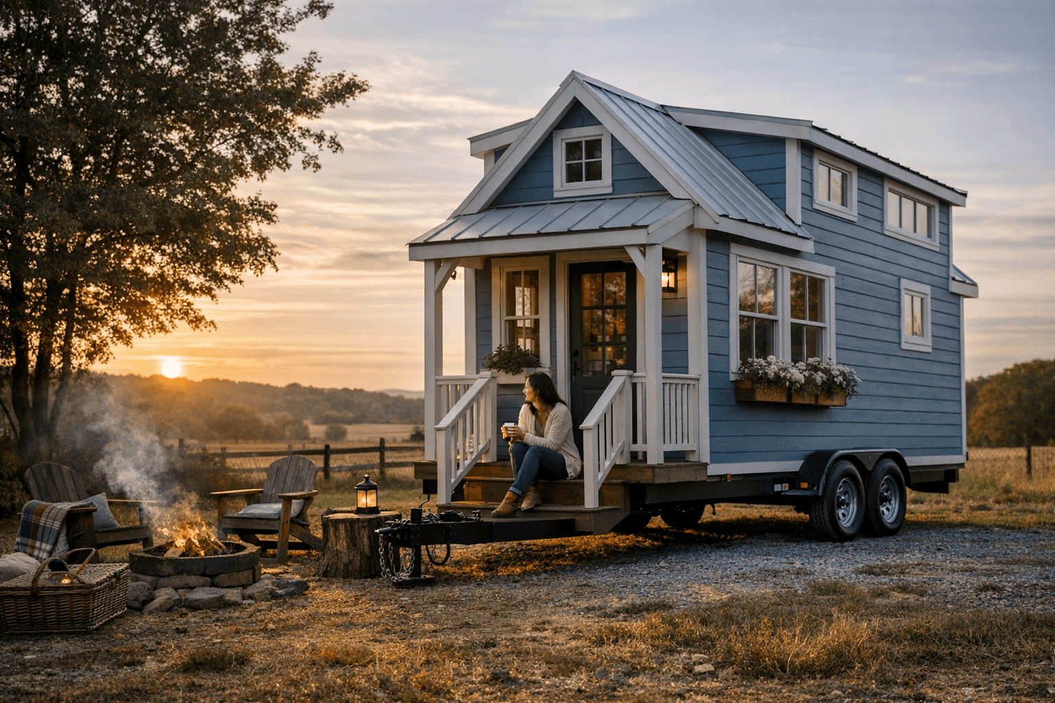 Bluebell tiny house channels country-home charm with mobile design