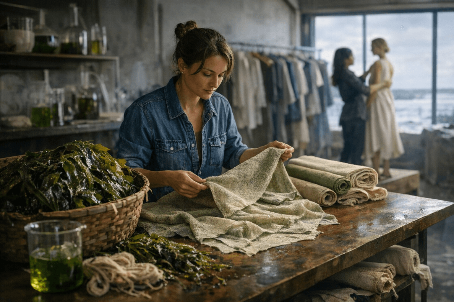 A Blue World Pushes Seaweed Textiles Into Fashion’s Supply Chain