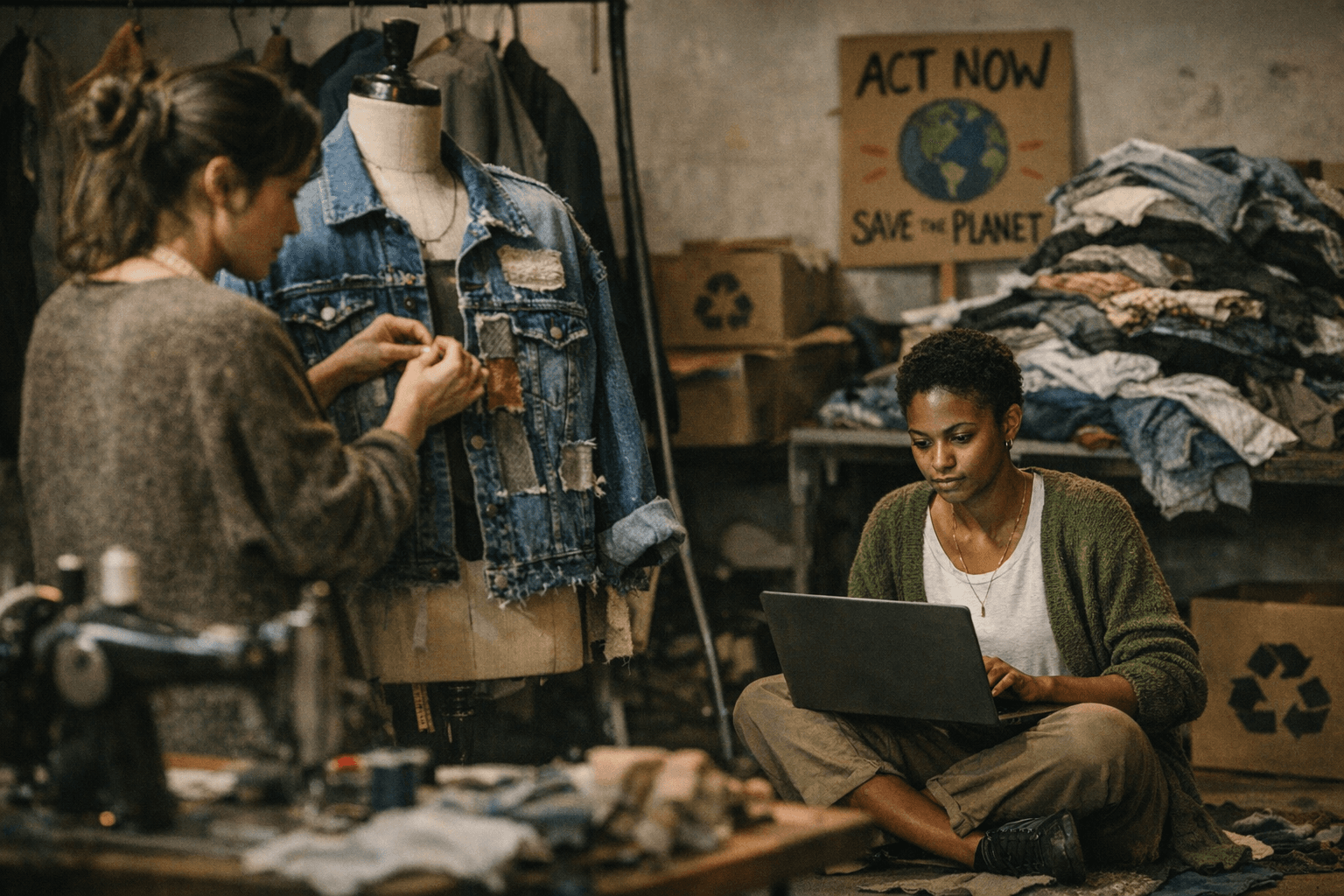 Sustainable fashion activism faces algorithm shifts after hashtag boom