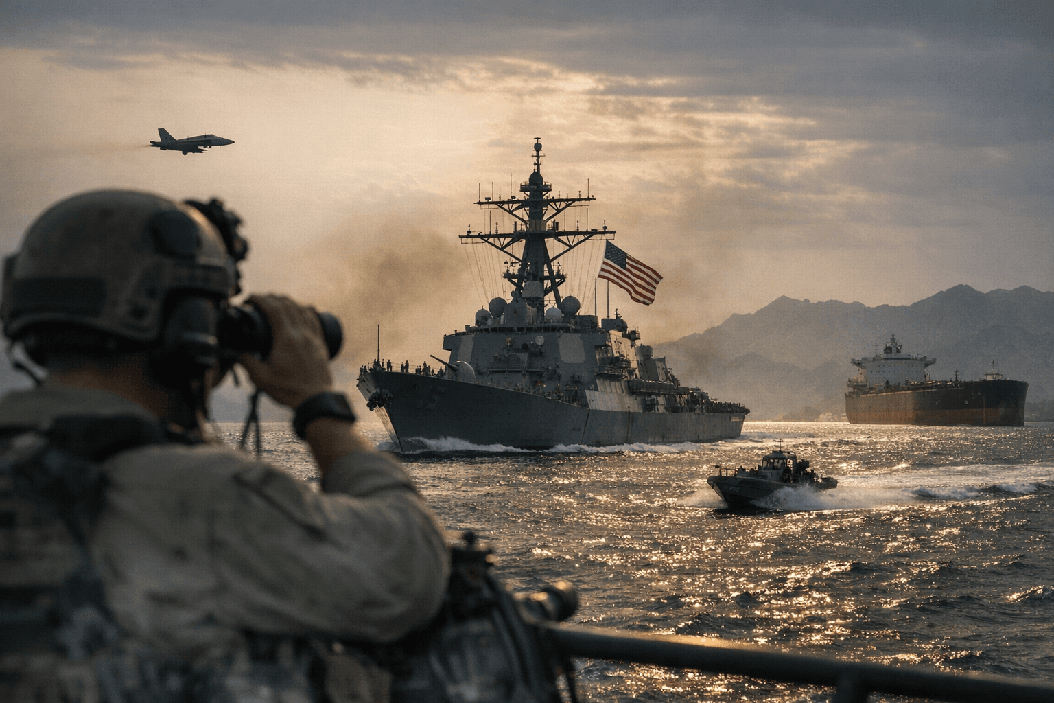 U.S. military blockade begins in Strait of Hormuz, threatening global energy flows