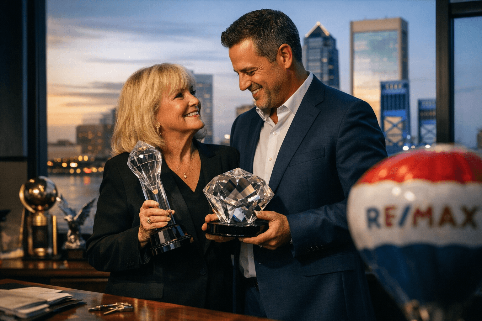 Jacksonville RE/MAX duo earns top national awards, builds on family ties
