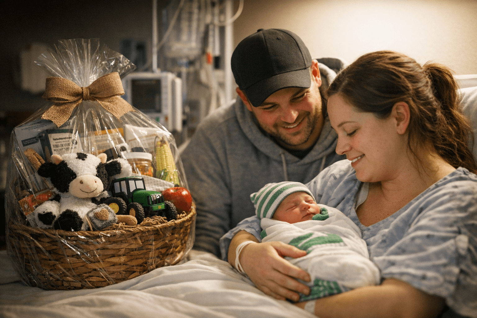 Cass-Morgan Farm Bureau honors first National Agriculture Week baby at hospital