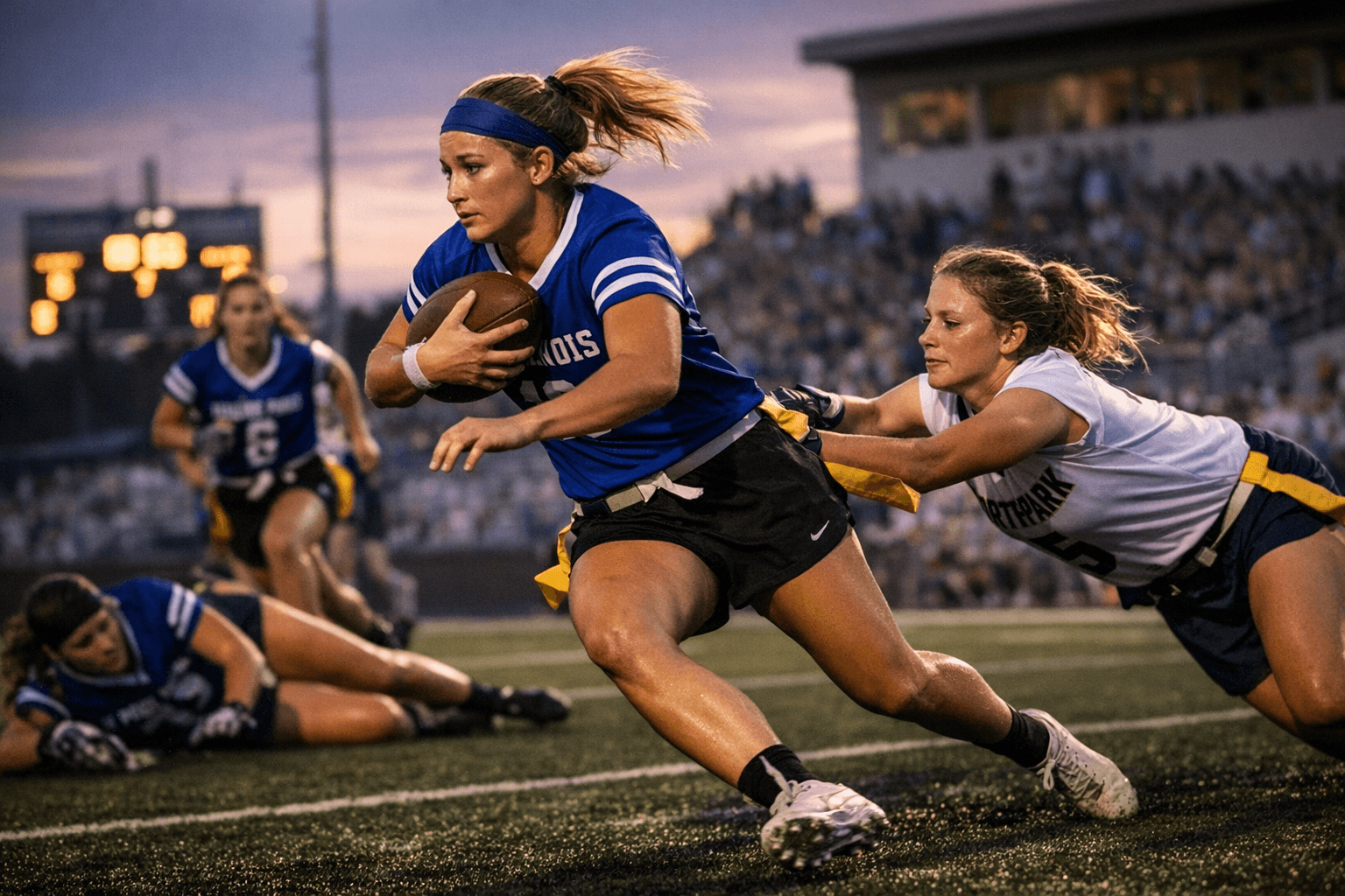 Illinois College women’s flag football team makes historic early run