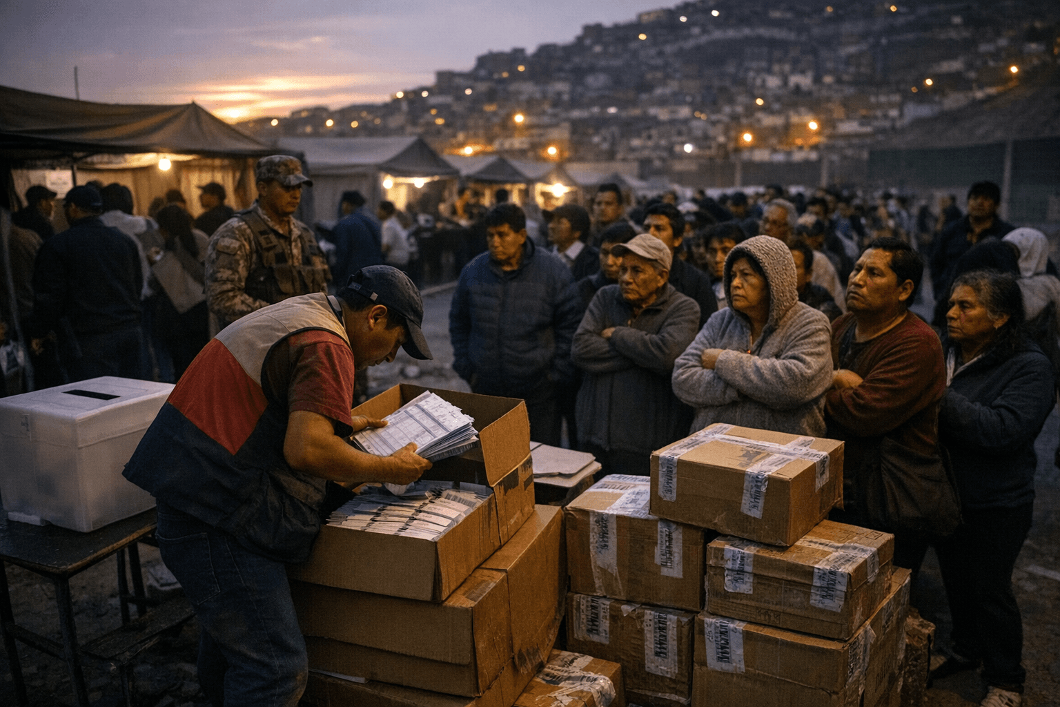 Peru extends voting after ballot delivery failures disrupt election sites
