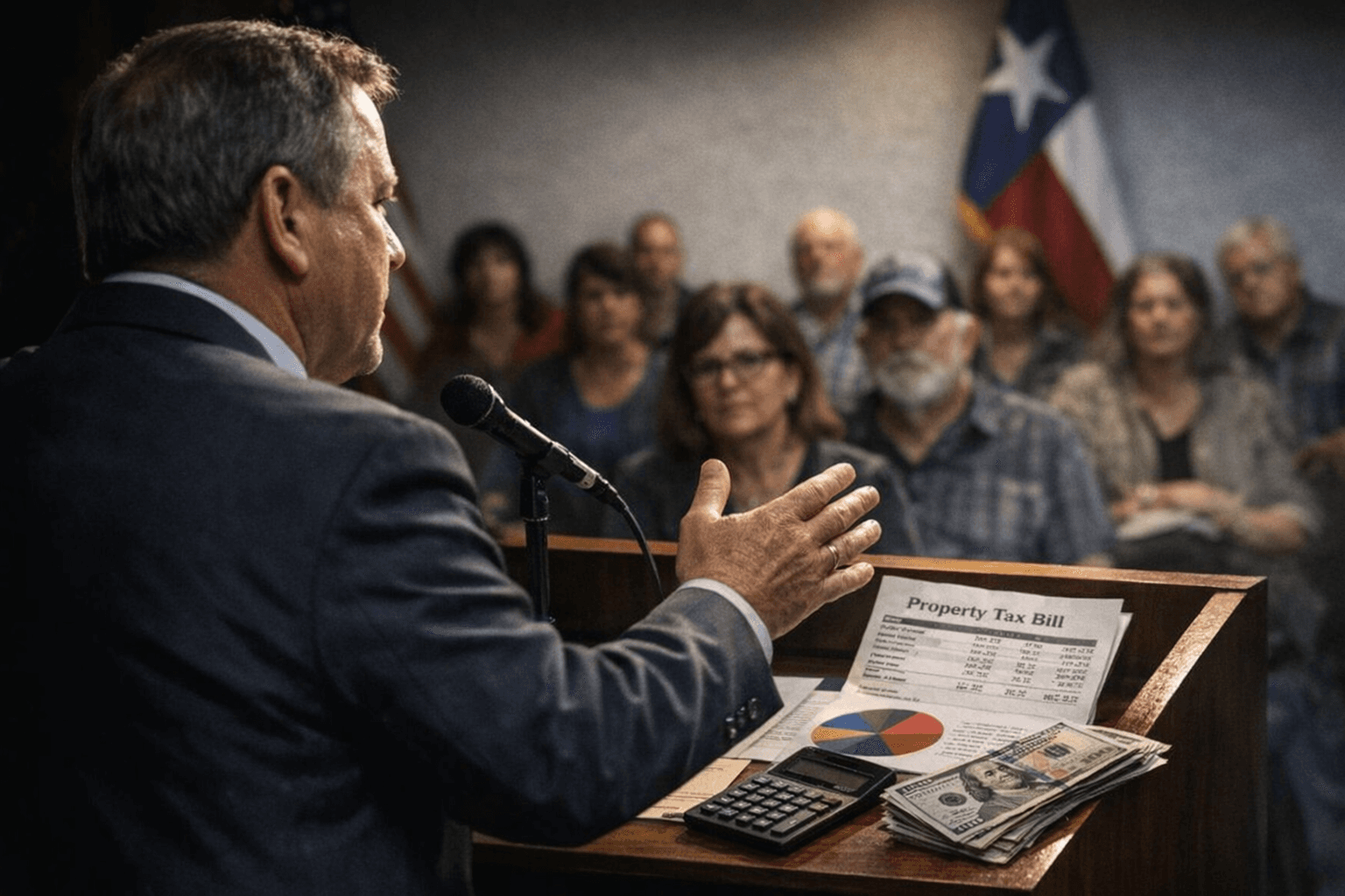 Billings urges Fate voters to focus on taxes, accountability, transparency