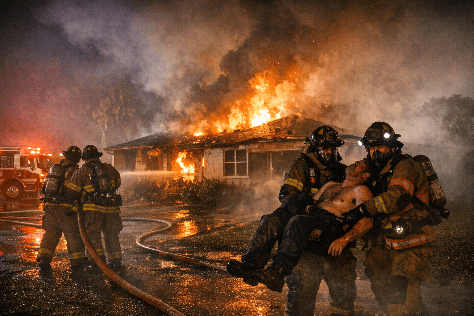 Winter Springs house fire sends man to hospital in critical condition