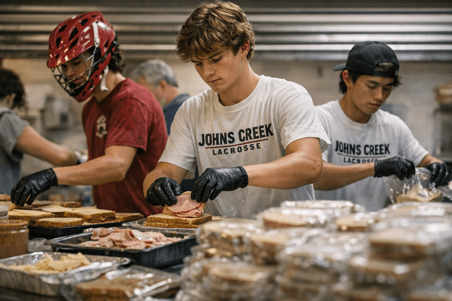 Johns Creek lacrosse players make 500 sandwiches for hungry Atlantans