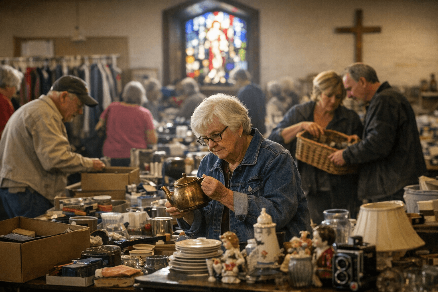 Freeland church hosts 61st Trash and Treasure sale, funds local charities