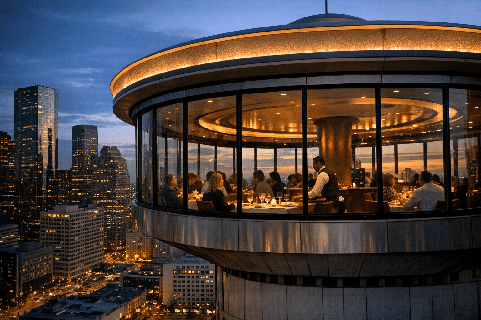 Spindletop rotating restaurant to reopen May 15 in downtown Houston