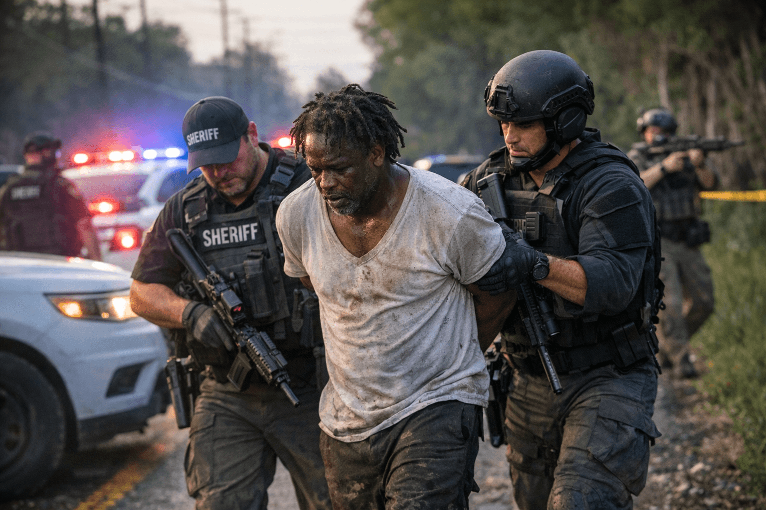 Fugitive from Louisiana arrested after Channelview manhunt on Sheldon Road