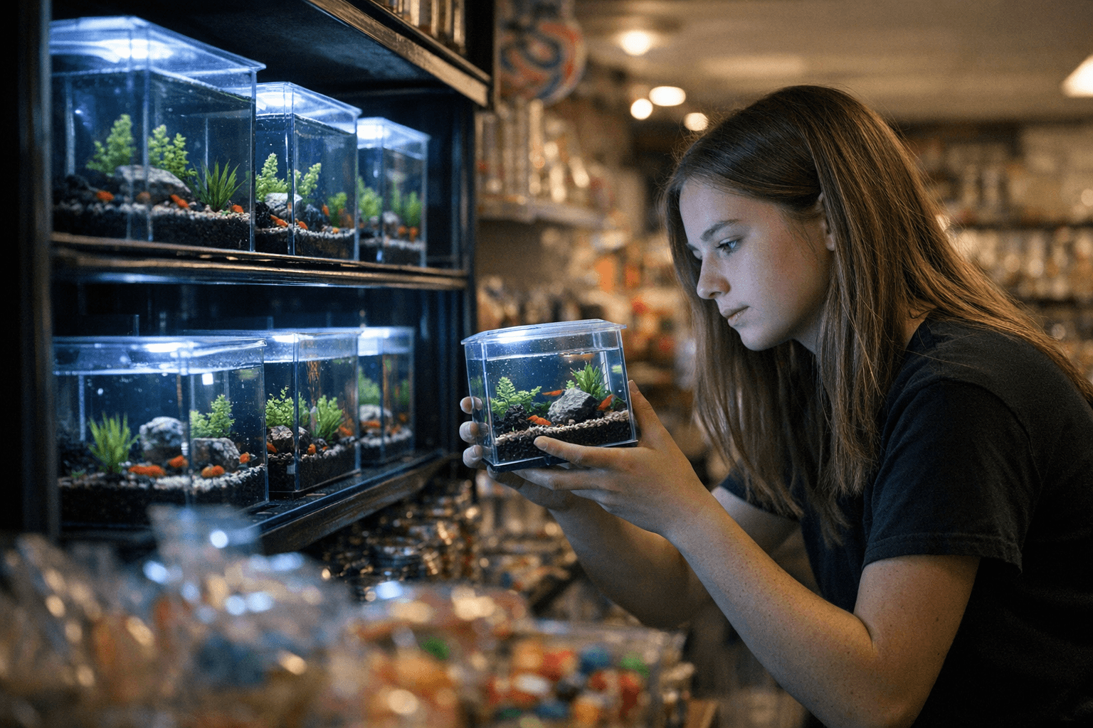 Storm Lake teen launches pet shrimp business at candy store