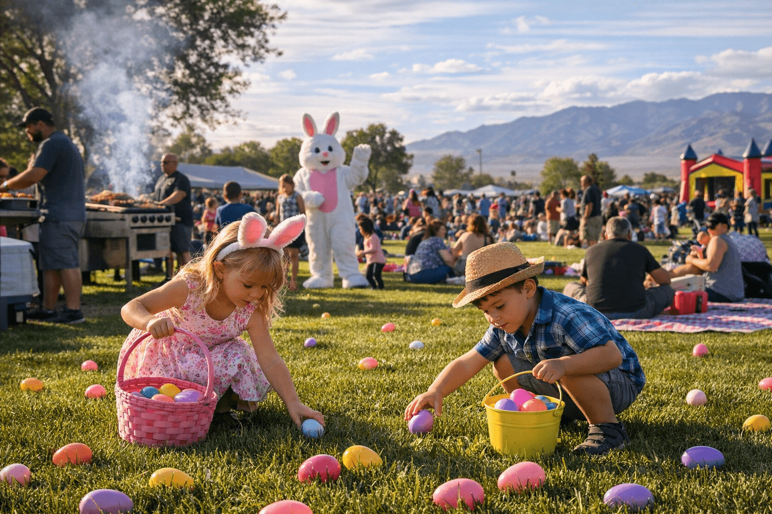 Hundreds Join Free Community Easter Picnic at Petrack Park