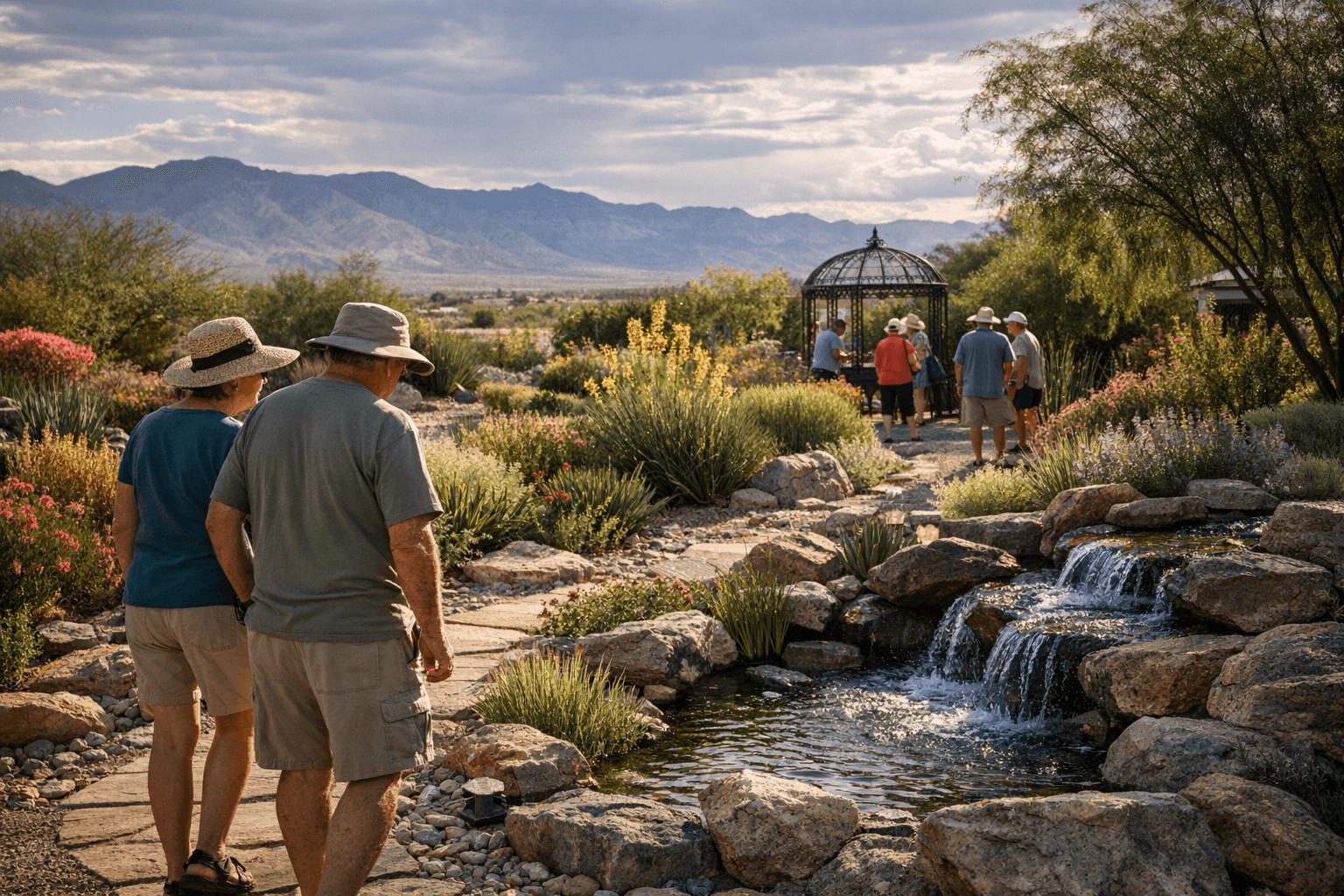 Pahrump garden tour showcases lush, water-wise desert landscapes
