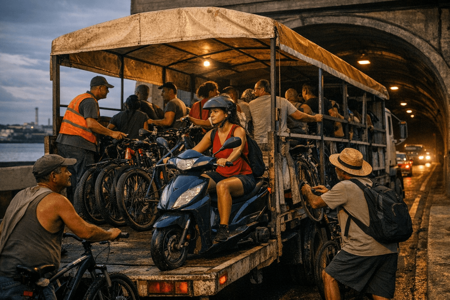 Havana’s Ciclobús becomes vital as fuel shortages cripple transport