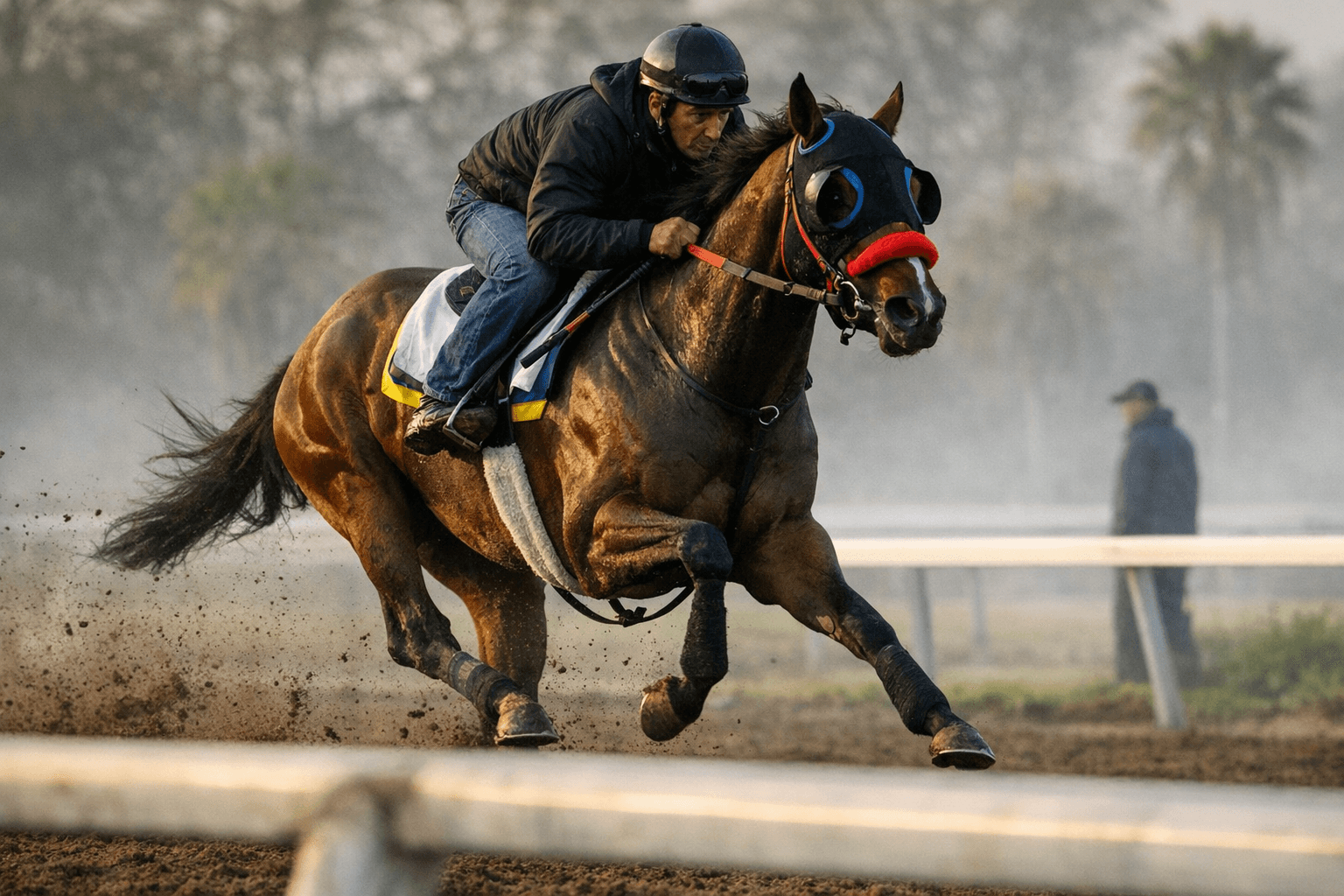 Chief Wallabee Works in Blinkers, Eyes Kentucky Derby Spot