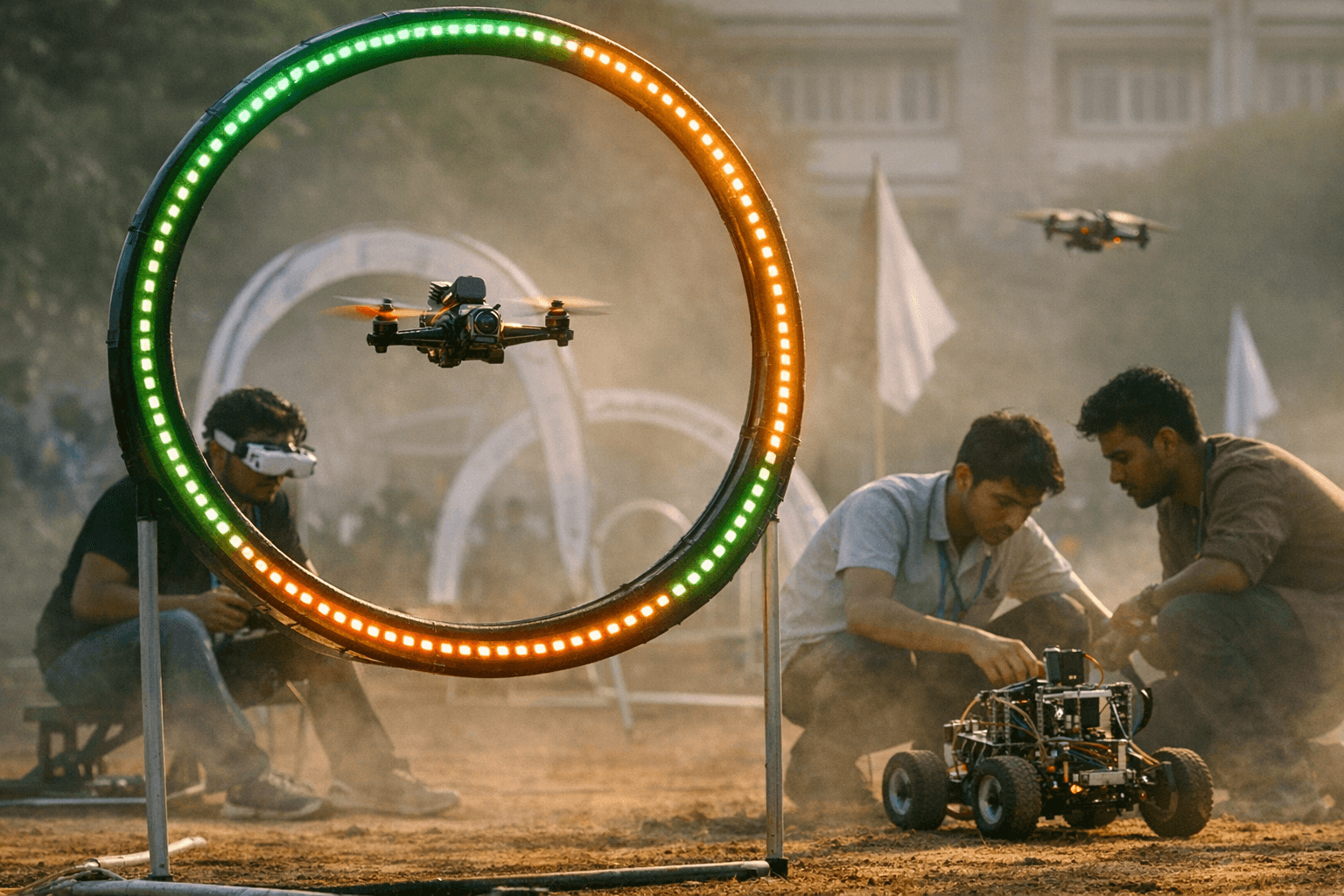 Erode college hosts ₹1 lakh drone race with robotics challenge