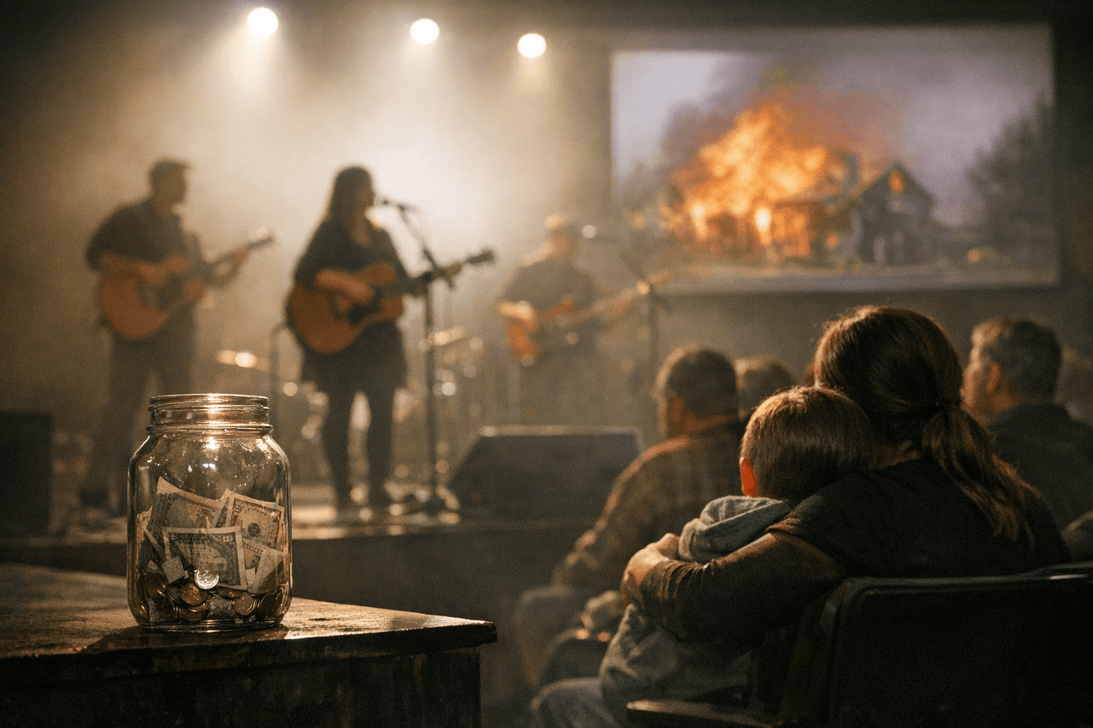 Holmes Center concert raises $2,000 for fire-affected families