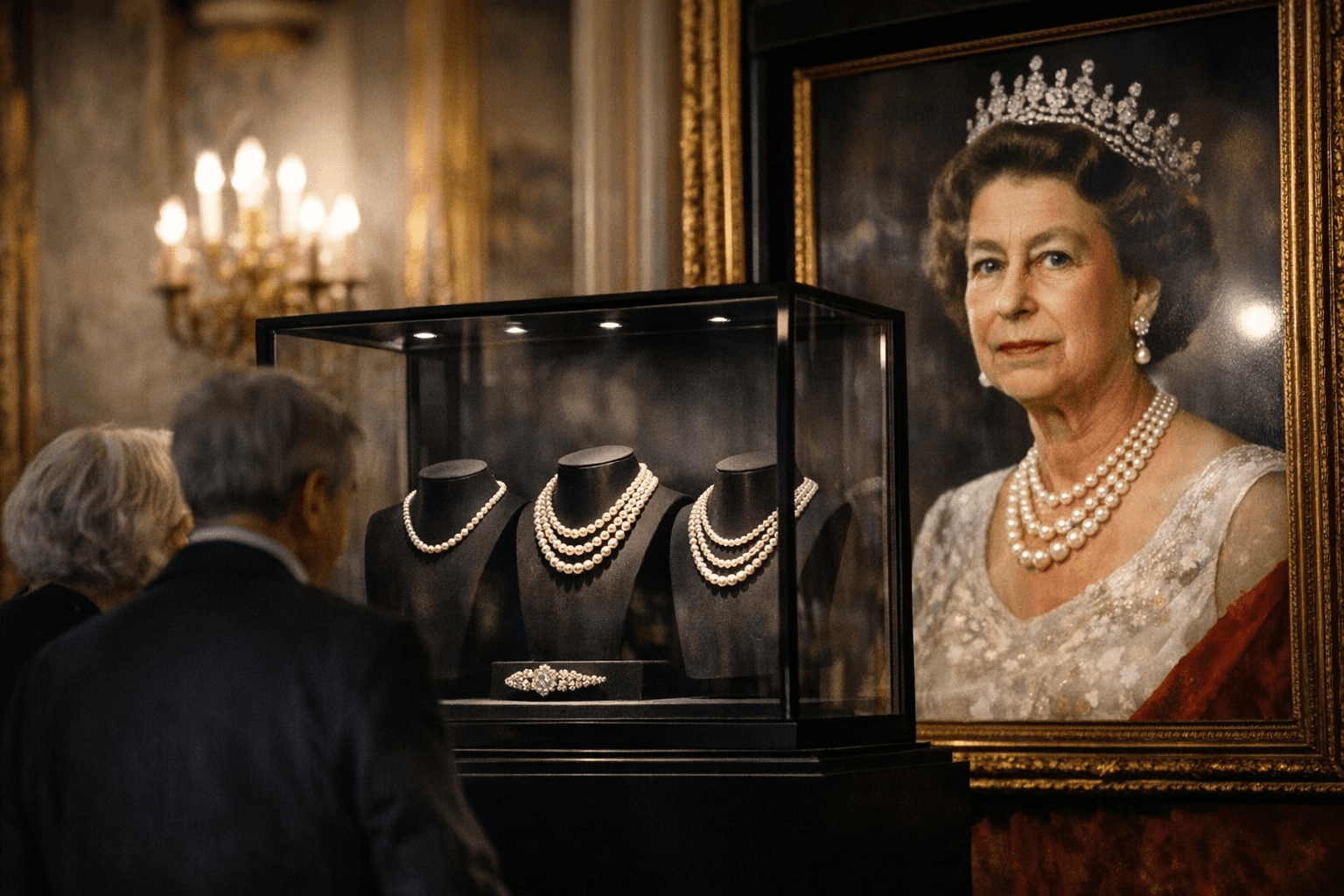 Buckingham Palace exhibition spotlights Queen Elizabeth II’s historic pearl necklaces
