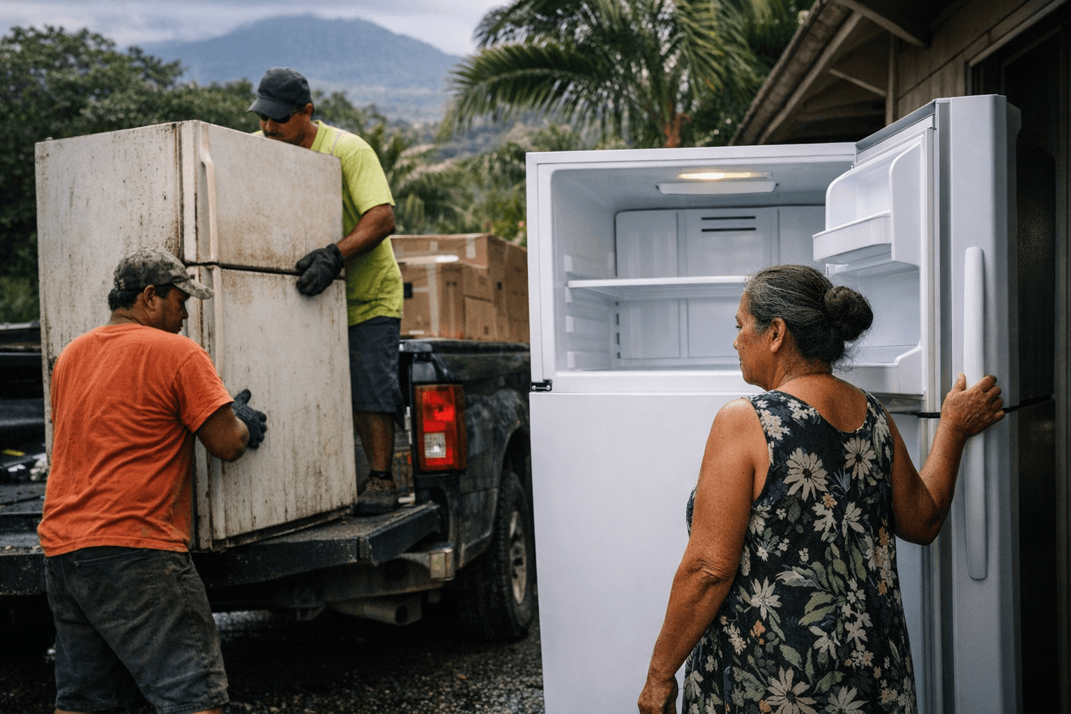 Big Island households receive 182 energy-efficient fridges, freezers through trade-up program