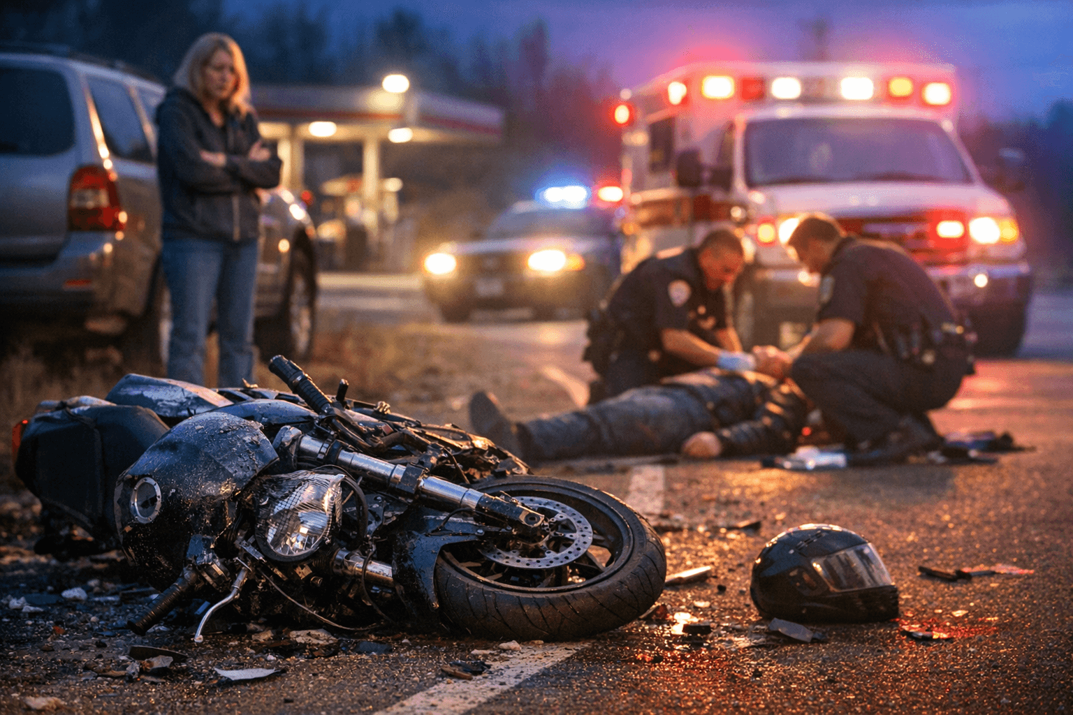 Farmington woman gets probation for forcing motorcyclist to crash