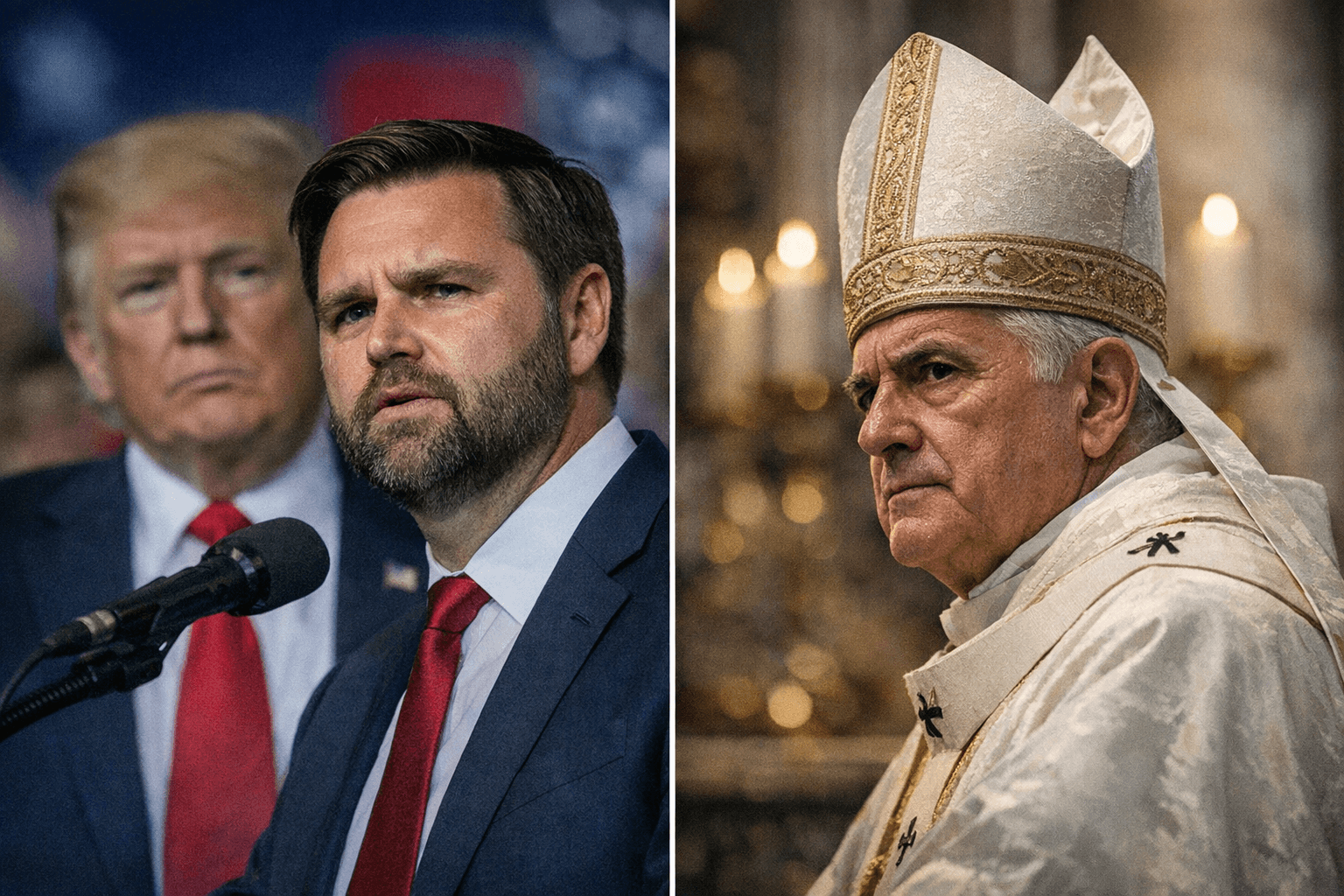 Vance defends Trump as pope rebukes White House criticism