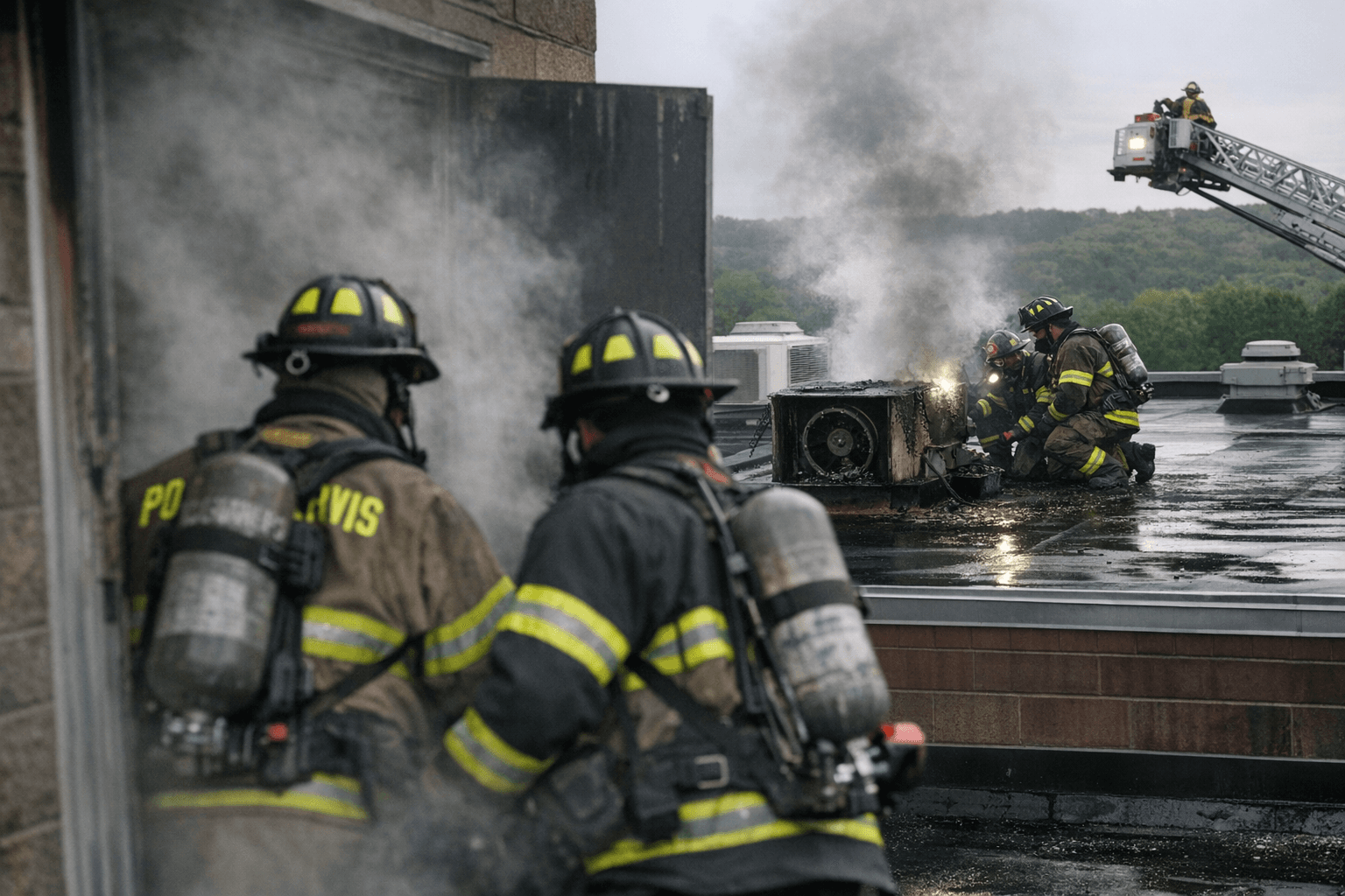 Burnt HVAC motor sends firefighters to Port Jervis High School