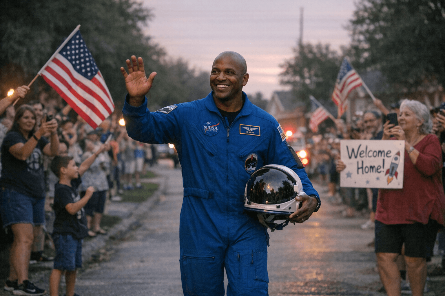 Neighbors Welcome Astronaut Victor Glover Home After Record Artemis II Mission