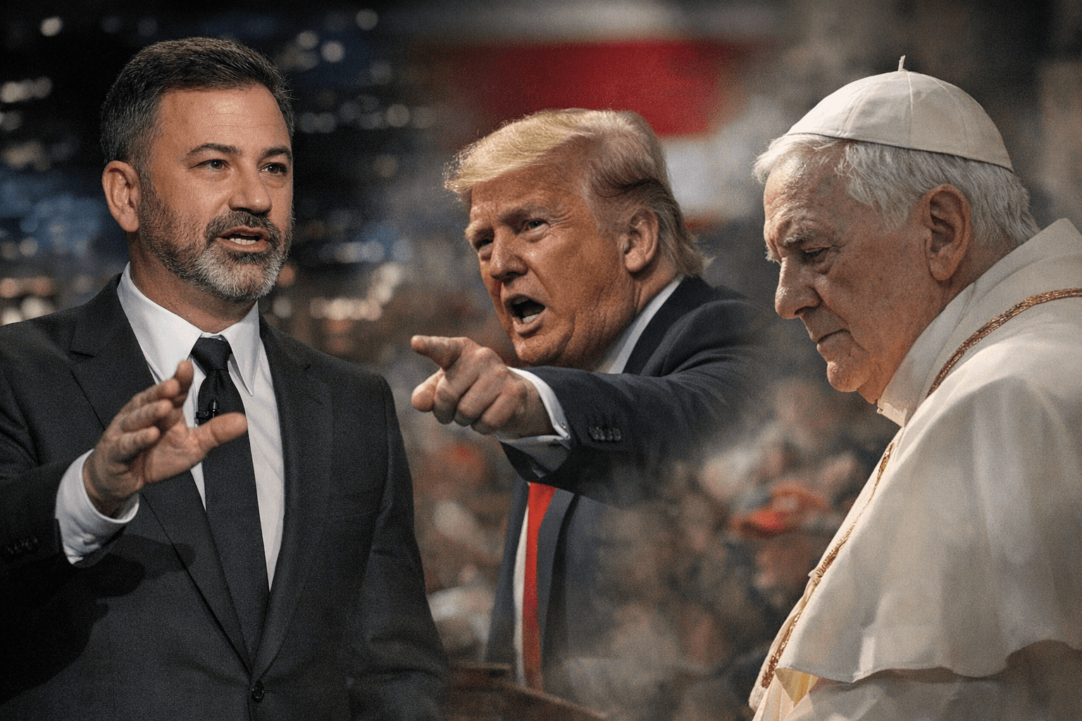 Kimmel slams Trump after attack on Pope Leo XIV sparks backlash