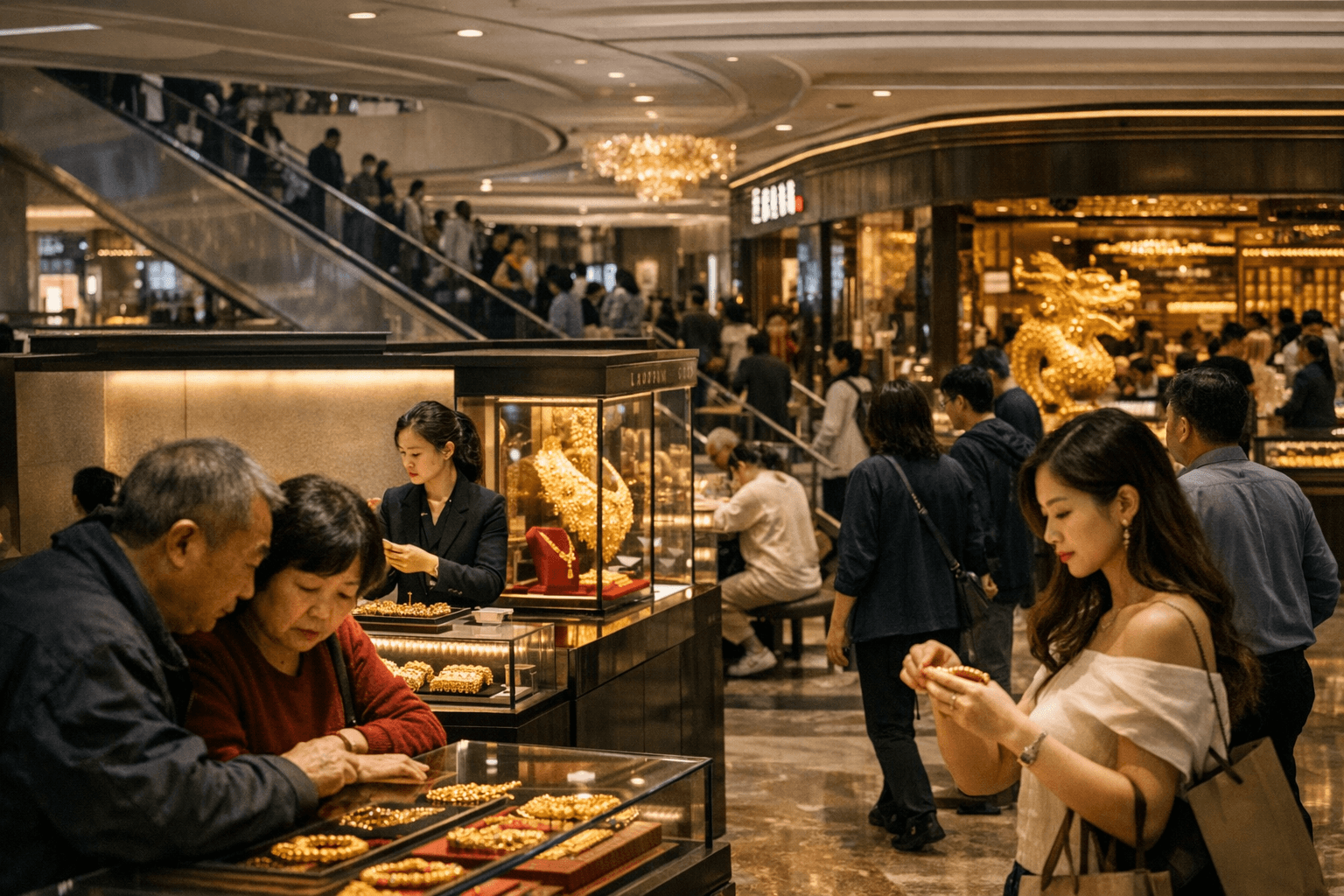 China’s ancient-gold brands battle Laopu for luxury mall dominance