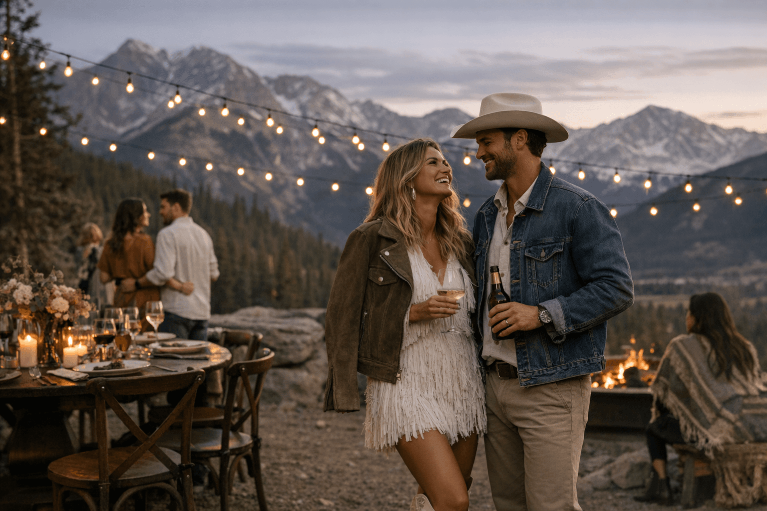 Rehearsal Dinner Style Embraces Elevated Ease in the Rocky Mountains
