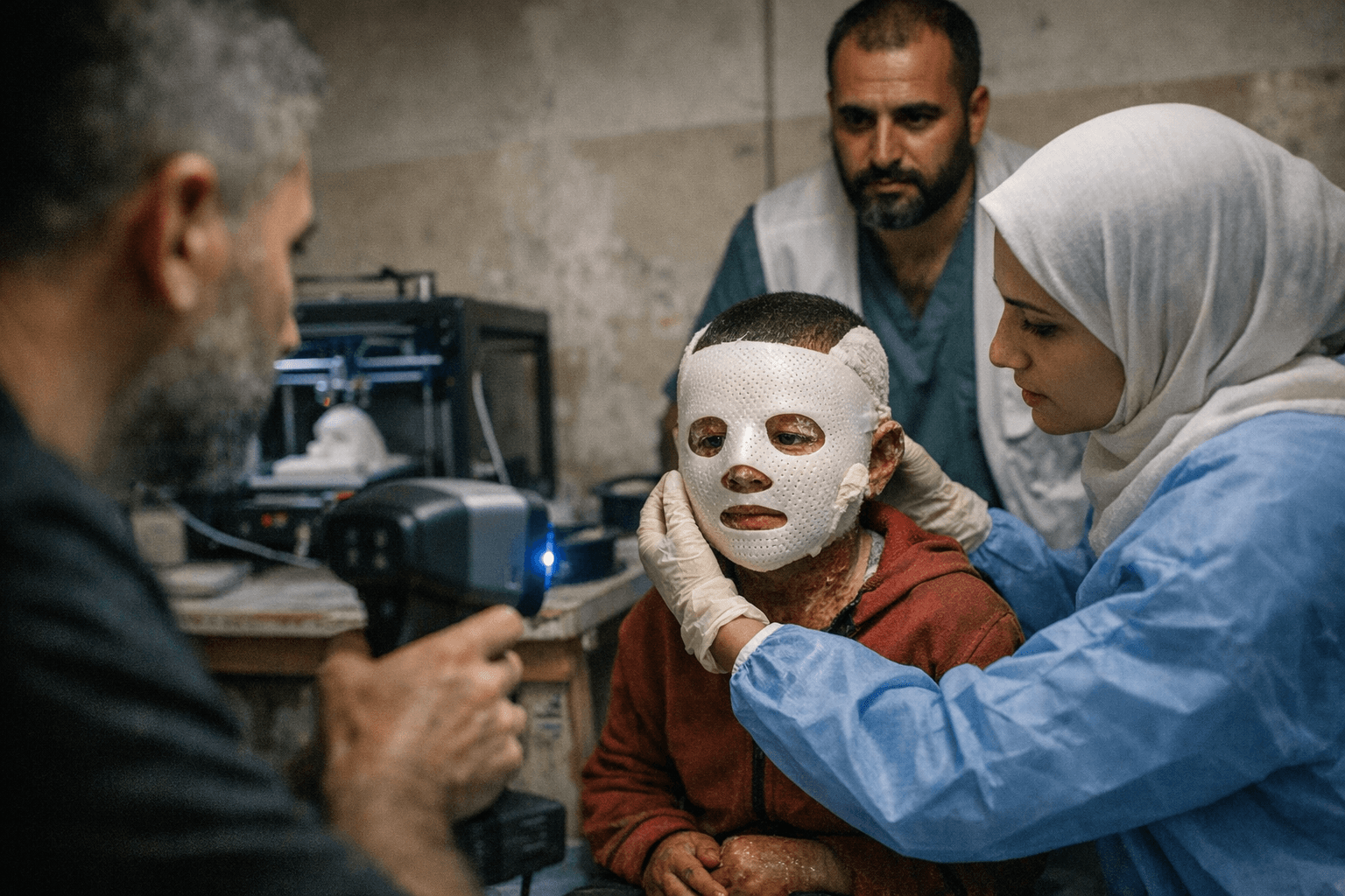 MSF uses 3D printing for burn masks as Gaza supplies dwindle