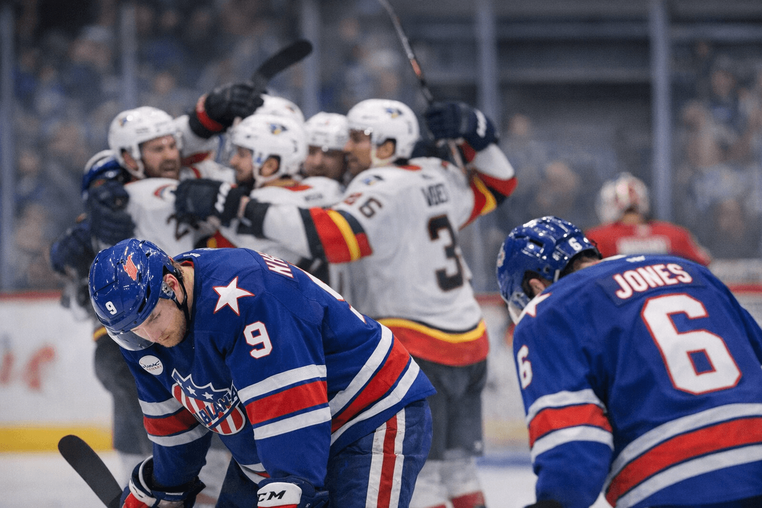 Kuntar reaches 20 goals, Jones hits 60 points in Amerks loss