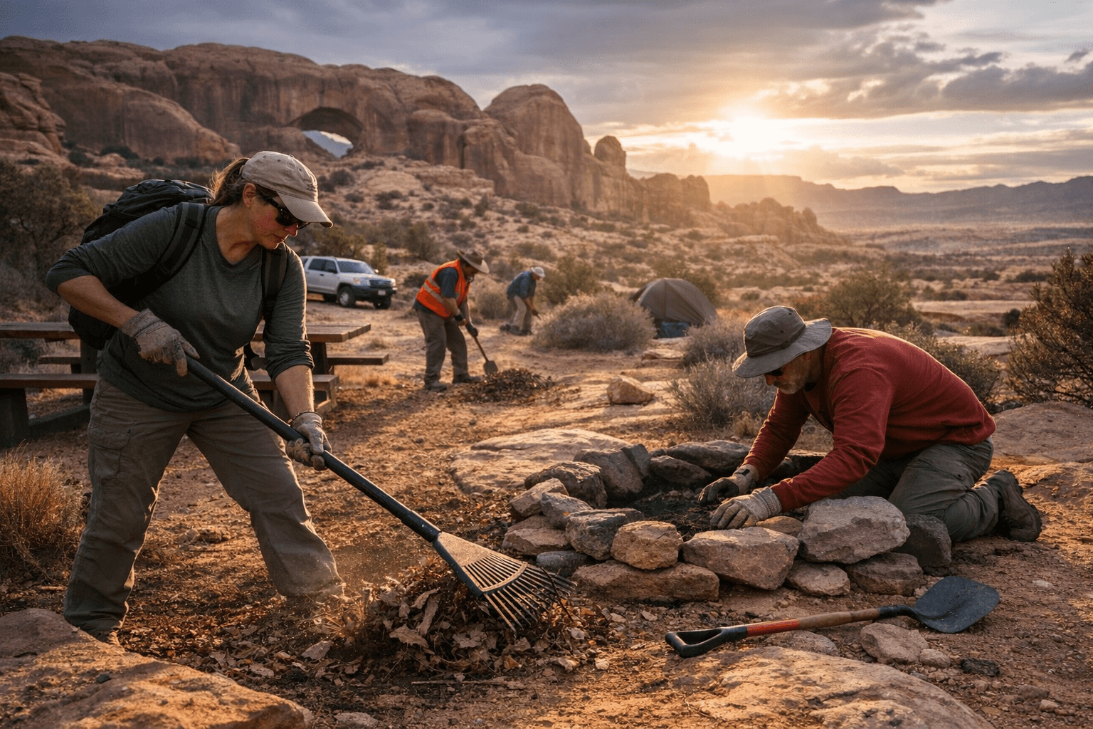 Moab Spring Spruce Up Prepares Trails, Campgrounds for Busy Season