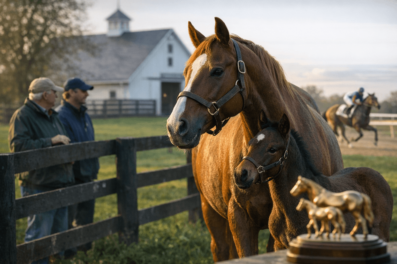 Crowned earns Kentucky Broodmare of the Year honor after Sovereignty's surge