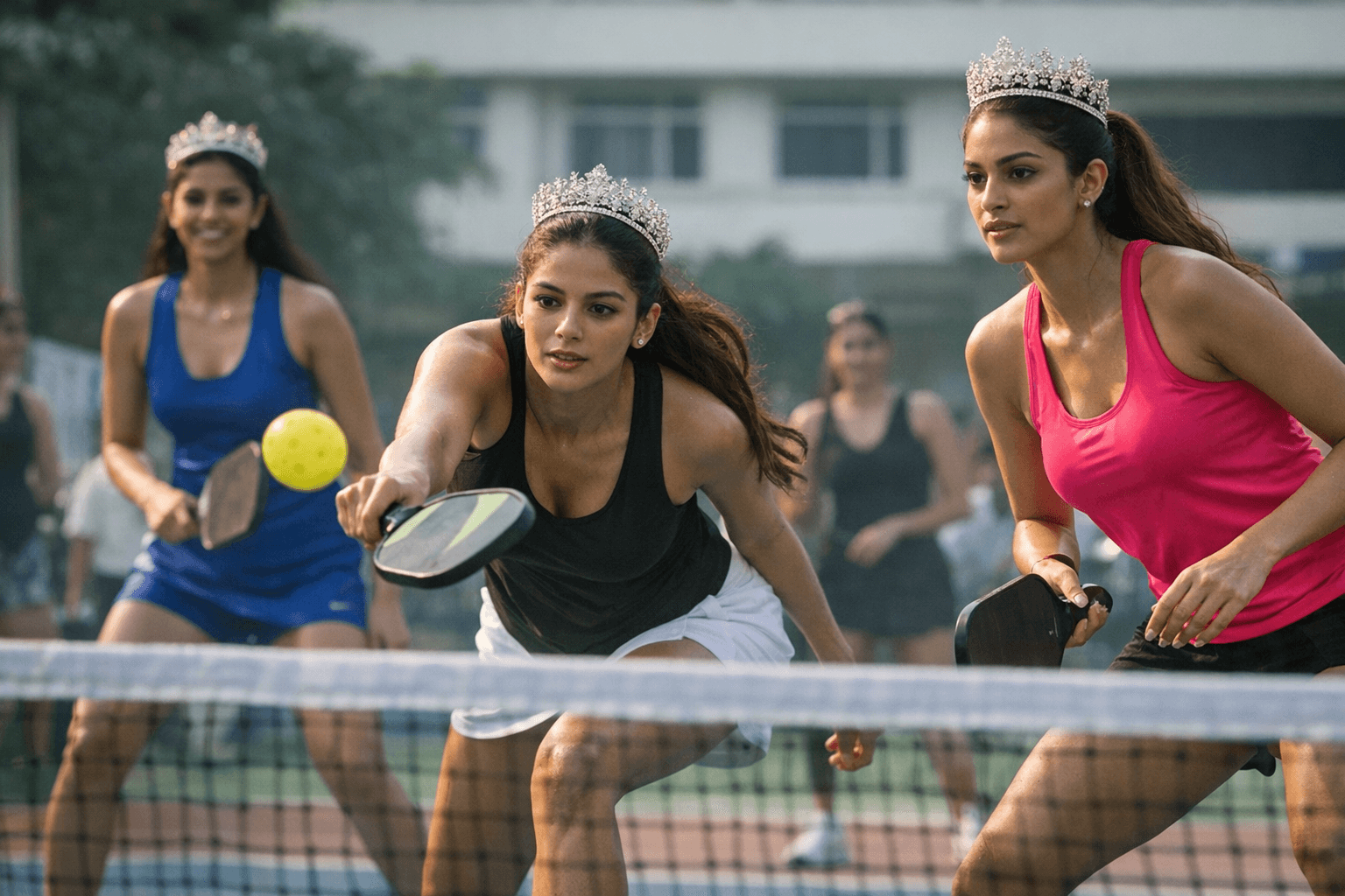 Femina Miss India winners play pickleball at KIIT ahead of finale