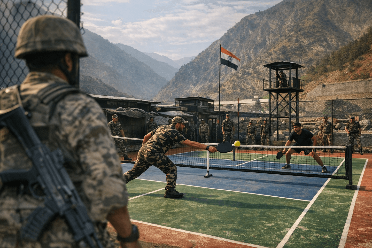 CRPF 84 Battalion opens Jammu and Kashmir’s first pickleball court