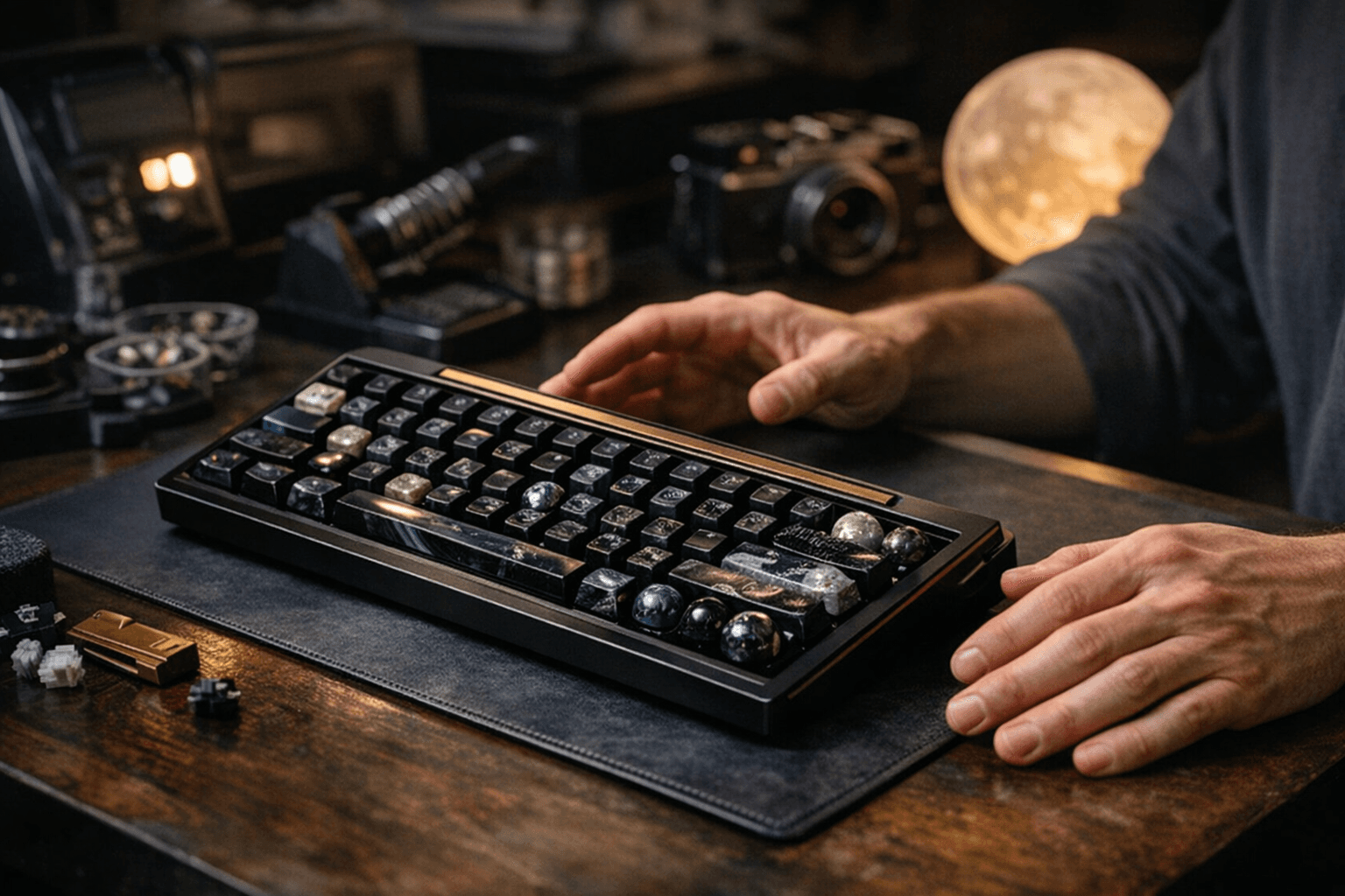 Click Clack launches Nooir K2, a luxury mechanical art keyboard on Kickstarter