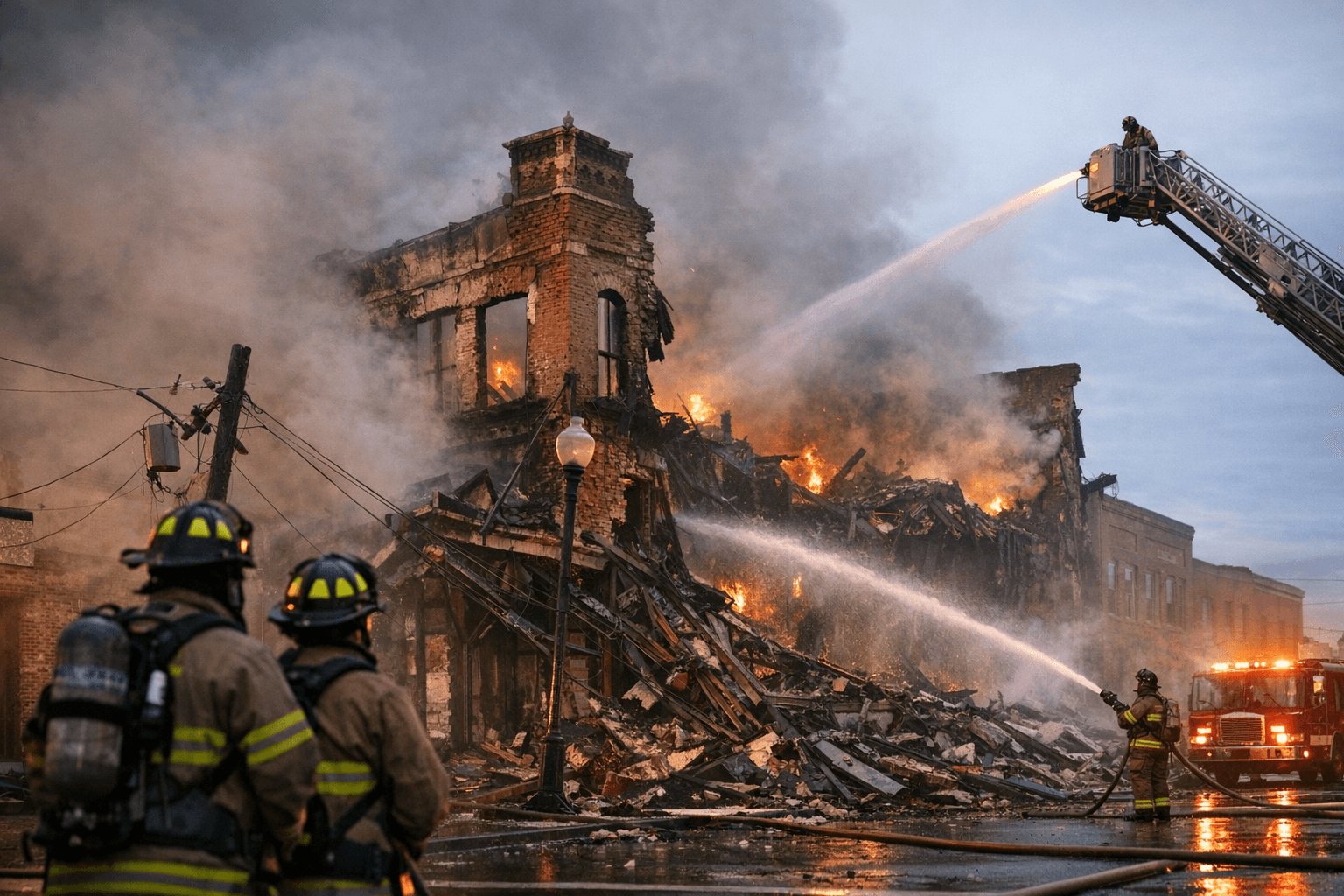Historic Stiefelmeyer Building destroyed in downtown Cullman fire