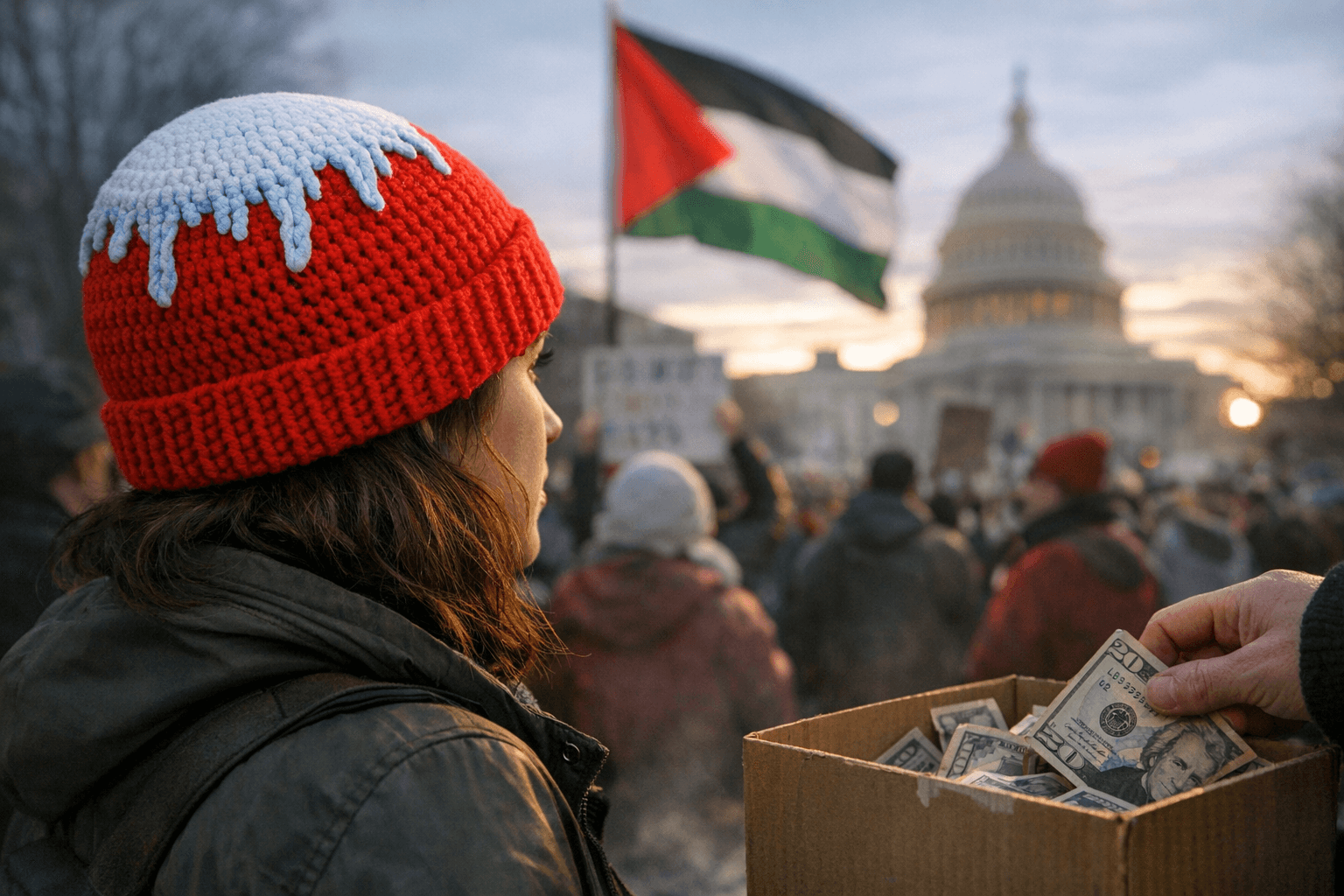 Crochet Melt the Ice Beanie Turns Resistance Into Aid Funding