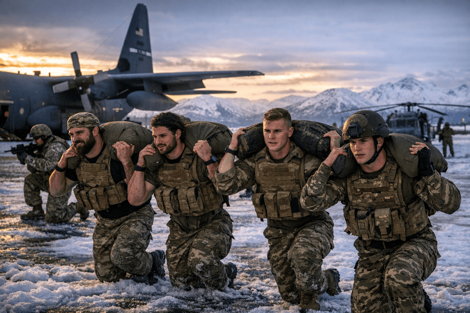 CrossFit stars train with Air National Guard in Alaska service visit